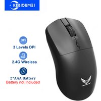 KEBIDUMEI 4 Buttons 2.4G Wireless Mouse 3 Levels DPI Gaming Mouse Optical Mouse Ergonomic Mouse Mice for Computer Laptop Macbook
