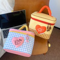 Cute Cartoon Lunch Bag Large Capacity Thick Aluminum Foil Insulated Bag Portable Student Office Food Storage Handbag
