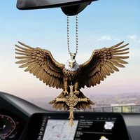 Rearview Mirrors Pendant American Eagle Car Ornament Unique Design Originality Car Accessories Acrylic Cartoon