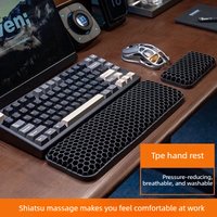 New Keyboard Wrist Rest Set Memory Foam Keyboard Mouse Wrist Rest Ergonomic Design Wrist Pad for Computer Keyboard Laptop Wrist