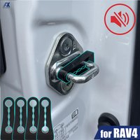 Door Lock Buffer Damper For Toyota RAV4 2000-2021 2022 2023 Soundproof Insulation Quiet Deaf Noise Seal Stopper Deadener