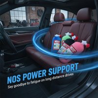Car Seat Neck Pillow Creative NOS Nitrous Oxide Bottle Soft Plush Car Headrest Car Decoration Neck Support Seat CushionHot Sale