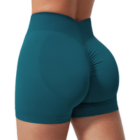 Seamless Yoga Shorts Women High Waist Workout Shorts Fitness Yoga Lift Butt Fitness Women Yoga Gym Running Short Pant Sportswear