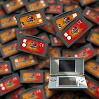 GBA Jurassic Park III Park Builder Game Cartridge for Advance GBA SP DS Lite Classic Simulation Retro Video Game Collection Gift