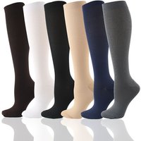 Varicose Veins Compression Socks Fit For Golf Rugby Hiking Sports For Anti Fatigue Driving Travel Flight Black Women Men Socks