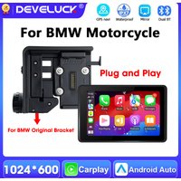 For BMW R1200GS R1250GS F800 F900 S1000XR Motorcycle GPS Navigation Wireless CarPlay Android Auto Moto Monitor IPX7 Waterproof