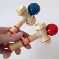 Beginner Kendama Wooden Ball and Cup Game Hand Eye Coordination Sport Toys for Kids Teens Boys Girls Party Favors Gifts