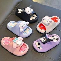 Sanrio My melody Kuromi Pochacco Cinnamoroll children's summer new cute creative cartoon pattern soft-soled anti-slip sandals