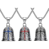 AliExpress Angel Wings Bell Necklace Pendant Men's Riding Motorcycle Bicycle Lucky Exorcist Accessories