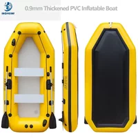 New 0.9mm Thickened Canoeing with Air Deck Wear-resistant and Anti-collision PVC Inflatable Fishing Boat Water Sports Tools