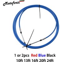 Motoforti 1/2pcs 10ft 13ft 16ft 20ft 24ft Marine Throttle Cable 3300/33C Throttle Shift Remote Control Cable 3M-6M for Yamaha