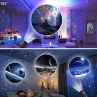 LED Galaxy Projector, Starry Sky Lighting Night Light LED Galaxy Projection Light 1 Light+10 Pictures ChangeT Ing Q Store