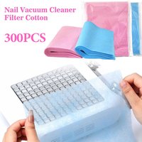 300/200/100Pcs Disposable Nail Art Vacuum Dust Collector Non-Woven Filter Paper Manicure Machine Dust Filter Paper for Cleaning