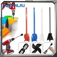 JUSTINLAU 1PC Epoxy Resin Blender Paint Drill Bit Blender Spiral Blade Stirring Rod Tool Epoxy Resin Blender Mixing Tools
