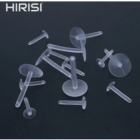 Hirisi 20pcs Clear Luncheon Meat Bait Stops for Carp Fishing Hook Bait Presentation Terminal Tackle AH171