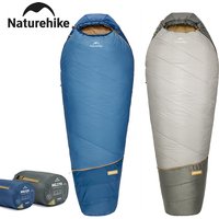Naturehike Mumienschlafsack MG120 MG270 für Erwachsene, 4 Jahreszeiten, Verdickter Warmer Schlafsack, Tragbar, Waschbar, für Winter, Outdoor, Camping, Reisen