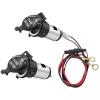Car Cigarette Female Socket Power Plug With Waterproof Cover Case DC Charger Socket Outlet For Car DVR 12V-24V 120W