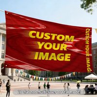 Custom Banner Flag Decorations Suitable for Gardens Trade Shows Celebrations Store Opening Business Promotion Marketing Events