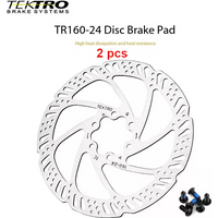 TEKTRO Bicycle Rotor 160/180/203mm Mountain Bike Parts Hydraulic Disc Brake Disc for MTB Road Foldable Bicycle Brake Pads