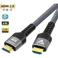 4K@60Hz HDMI Cable High-Speed HDMI 2.0 Cord 18Gbps,HDR, Ethernet, ARC, 3D, HDCP 2.2, 2160p, 48 bit for TV/HDTV/PS5/Xbox/Roku