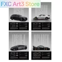 Frameless,Performance Sports Cars Wall Art Poster Fashion Race Cars Canvas Painting Famous Cars Canvas Art Prints Cars Decorativ