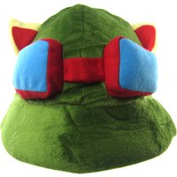 Brdwn Swift Scout Teemo Green Cosplay Cricket-Cap Sun Hat Peaked Cap