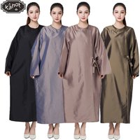 Salon Client Gown Robe Smock Kimono Hairdressing Professional Cape Dress Beauty SPA Hotel Barber Guest Clothes Night-gown Wrap