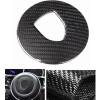 For Porsche 718 911 Cayenne Macan Cayman Car Interior Sitcker Carbon Fiber Steering Wheel Panel Cover Trim Center Board Frame
