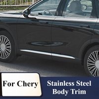 For Chery Tiggo 9/Fulwin T9 Modified Special Body Decorative Strip Car Door Waist Line Anti-collision Strip Accessories Supplies