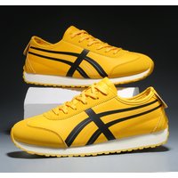 Fashion Brand Sneakers Men's Sports Shoes Women's Running Shoes Yellow Casual Sneakers Men Comfort Walking Shoes Flat Trainers