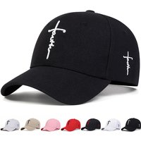 Fashion Faith Embroidery Baseball Cap Men Women Spring Summer sun Hats Cotton Snapback Hat Unisex Hip Hop Trucker Caps Gorras