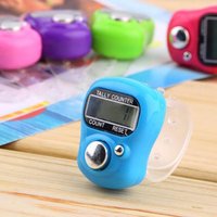 1/3pcs Mini Electronic Finger Counter Hand Tally Clicker Counter Ring Digital Counters Knitting Row Counter (Random Color)