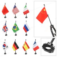Motorcycle Flag Flagpole Luggage Rack Engine Bar Mount Protective bracket For Harley Honda &Cruiser For BMW Cruiser Touring