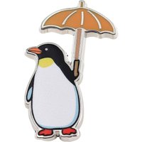 Cute Penguin Umbrella Enamel Pin Creative Animal Brooch Women And Children Cartoon Badge Backpack Accessory Jewelry Gift