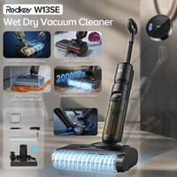 Redkey W13SE Wet Dry Vacuum Cleaner,20000Pa Power Suction,0.2INCH Edge-cleaning,75Mins Runtime Vertical Cordless Vacuum and Mop All in One