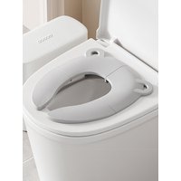 Baby Toilet Ring Portable Toilet Training Bear Mat Outdoor Travel Folding Potty Seat Convenient Kids Urinal Cushion Toilet Pad