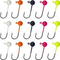 50pcs Round Head Jig Head Hooks Fishing Acesssories Perfect for Saltwater and Freshwater Fishing Jig Hooks Lure Fishing New 2024