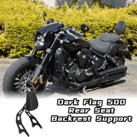 Motorrad-Zubehörteile Komfort-Schwamm Schwarze Beifahrer-Rahmen-Rückenlehne Kissen Rücksitz-Rückenlehne für BENDA Dark Flag 500