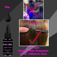 Upgrade Light-free Hair Extension Glue Wig Adhesive Tape hair extension Non Uv Light Gel LED New Technology Human Hair Bond Glue