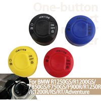 Motorcycle Engine One-key Start Stop Button Cap Protector Cover For BMW R1200GS R1250GS ADV R1250 RT R RS F750 850 F900