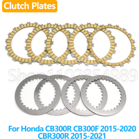 For Honda CB300R CB300F CBR300R CB CBR 300 R F 2015 2016 2017 2018 2019 2020 2021 Motorcycle Clutch Friction Disc Plate Kit