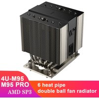COOLSERVER SP3 M95 4U Server Cooler 6 heat pipe High-performance Air Cooling For AMD SP3
