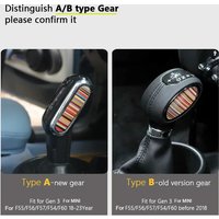 2pcs/set Modified Decorative Patch Gear Lever Head Sticker Car Interior Sticker For Mini Cooper F55 F56 F60 F54 Car Sticker
