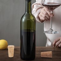 RANA Wood Bottle Stopper, Corks,Tapered Cork Wooden Beer Bottle Stopper for Wine Making Craft,for Wine Bottle 30Pcs