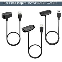 USB Charger For Fitbit inspire/inspire 2/inspire 3 Charging Cable Cord Clip Dock For Fitbit inspire HR/ACE 2/ACE 3 Charger