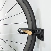 AliExpress NONE Bike Wall Mount Holder Plastic And Wooden Bike Storage Rack 160*75*92/105/125mm Bicycle Accessories