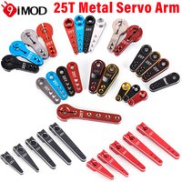 9IMOD 2PCS Multistyle RC 25T Matal Servo Horn Arm Aluminum For 1/8 1/10 1/18 trx4m TRAXXAS RC Crawler Car Upgrade Replacement
