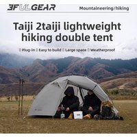 3F UL GEAR Taiji 2 Ultra-light Double-person Double-layer Camping Tourism Mountain Climbing Windproof rainproof outdoor tent
