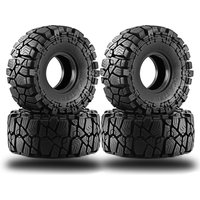 1.9 RC Crawler Tires OD 120mm 1/10 Rubber Mud Grappler Wheels Tyres For 1/10 Scale Rock Crawler Car Traxxas TRX4 Axial II RC4WD