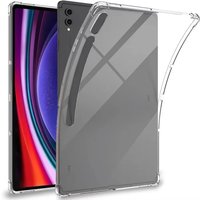 Case For Samsung Galaxy Tab S10 Plus 12.4" Flexible Silicone Clear Protective Shell Back Cover For Samsung S9 S8 S7 Plus S6 Lite